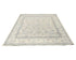 12x12 Zeigler Beige Afghan Hand Knotted Square Wool Area Rug